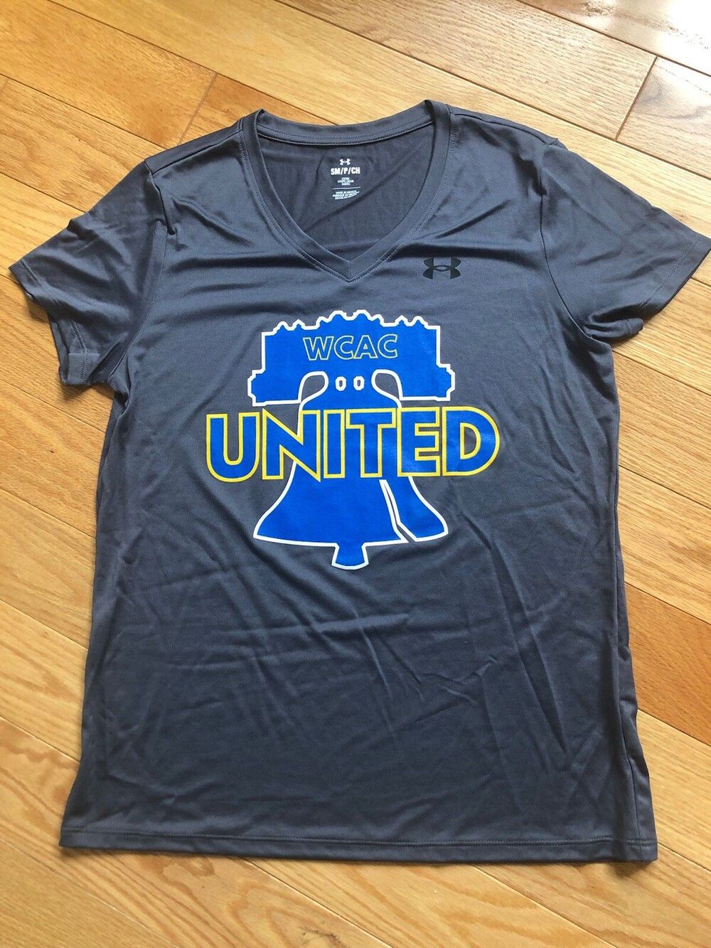 WCAC United Water Polo Under Armour Sports T Shirt‎ Womens Small Dark Gray New
